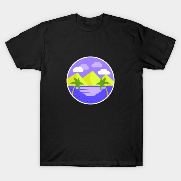 Landscape with river T-Shirt by DMJPRINT